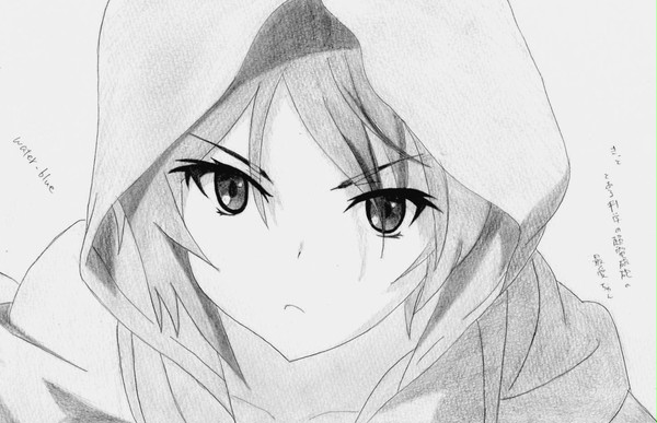 絹旗最愛　描いてみた