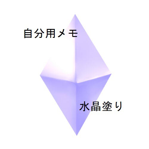 自分用水晶系塗りメモ