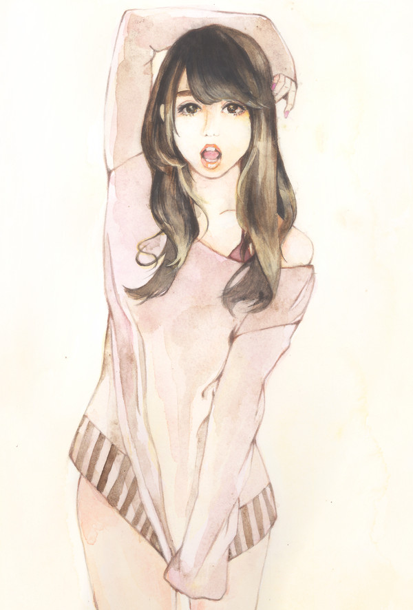 アイヲクレ(水彩)
