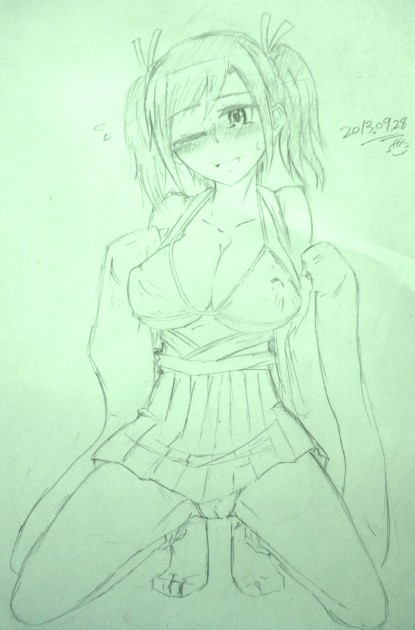 【艦これ】蒼龍（練習絵）