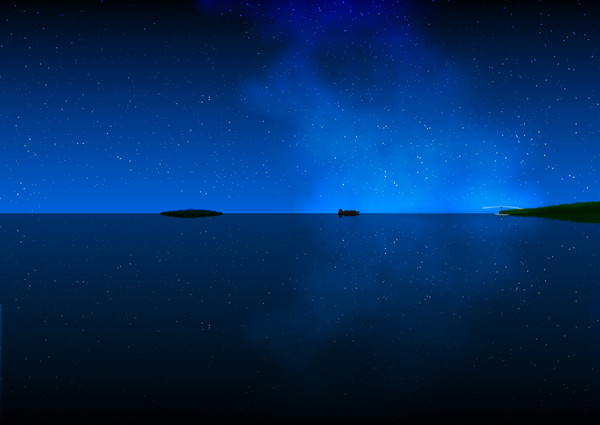 海の夜