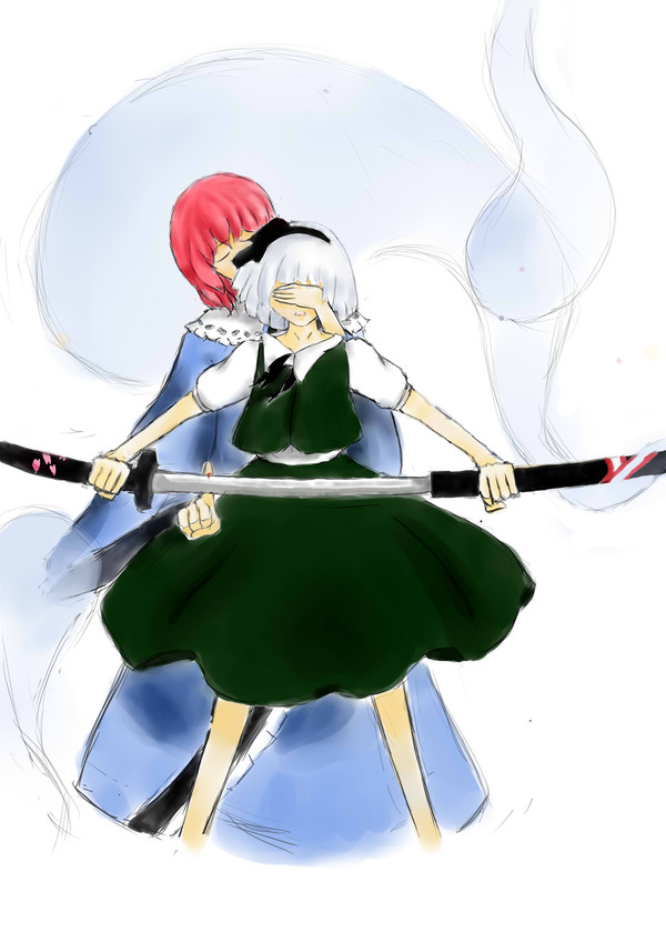 Unseen cherry bloom