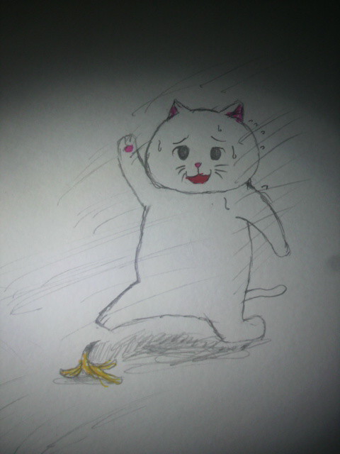 遅れて来たしろねこ