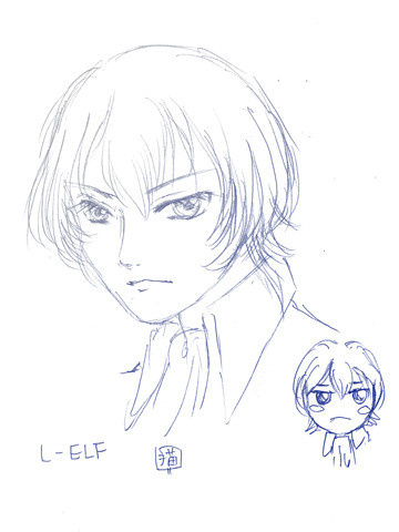 初描き