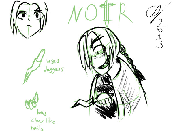 Noir reference sheet