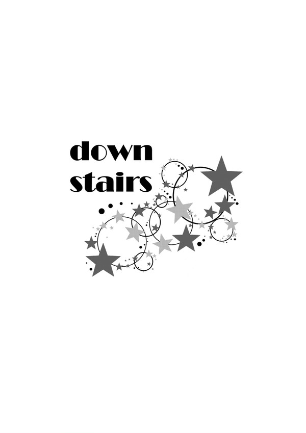 Down stairs