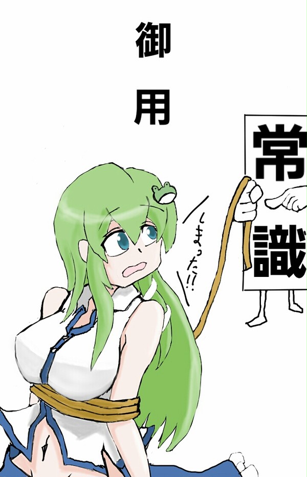 常識にとらわれた早苗さん