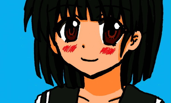 リア友ビアンデちゃんのオリキャラ紗絵ちゃんです(*^^*)
