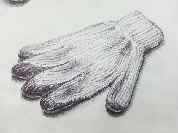cotton work gloves dessin