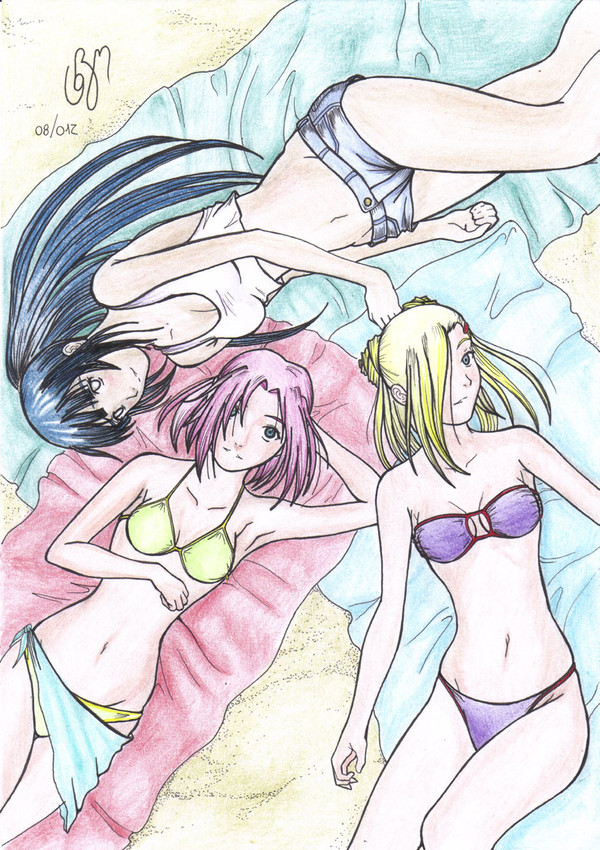Saku-Ino-Hina fanart