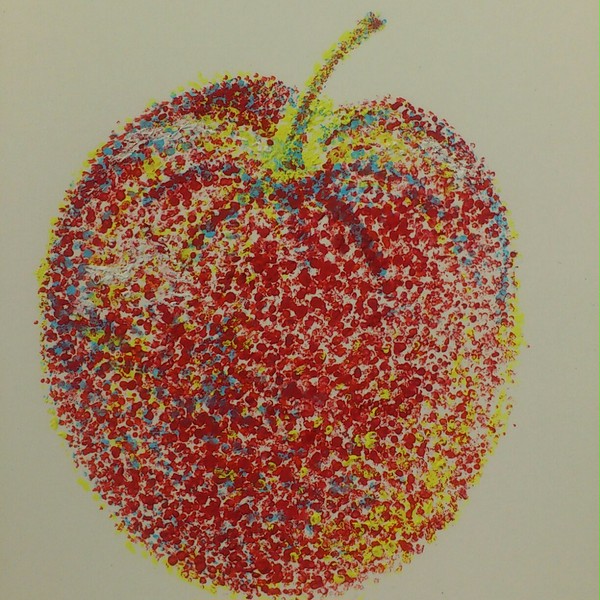 点描画　加工前