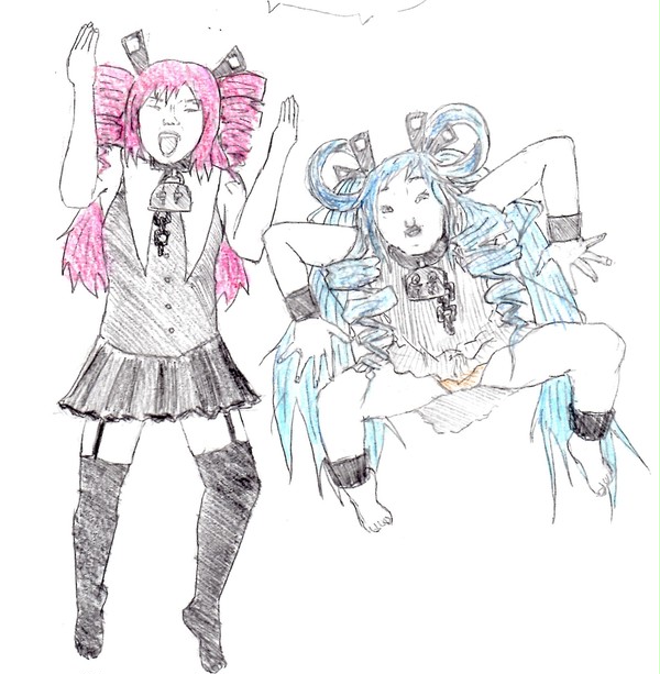 モードちゃんとリリーゼちゃん