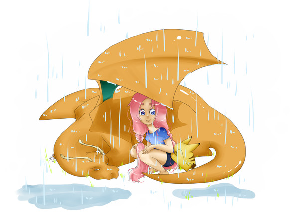 雨降りの日