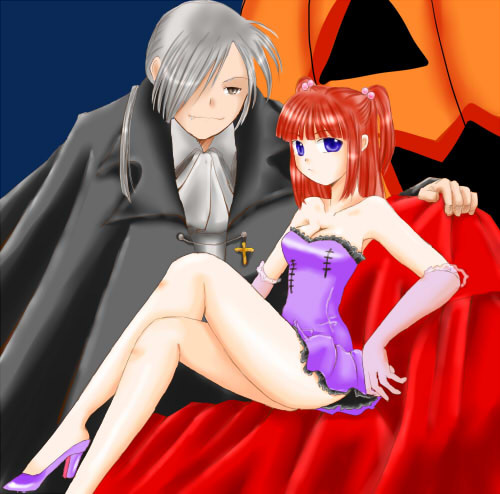 ハロウィンな感じで