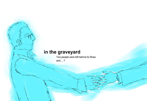 in the graveyard