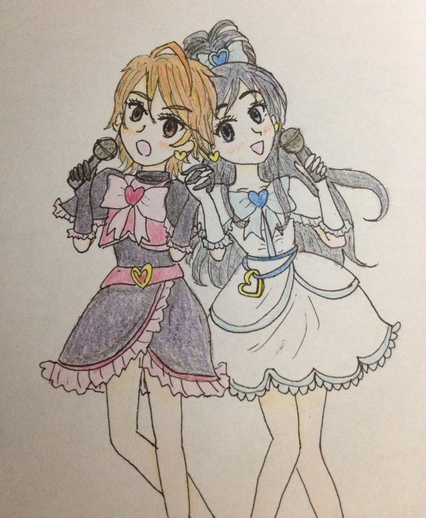 アイドルっぽい感じで。