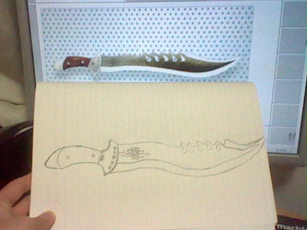 CSOの武器を見ながら描いてみた