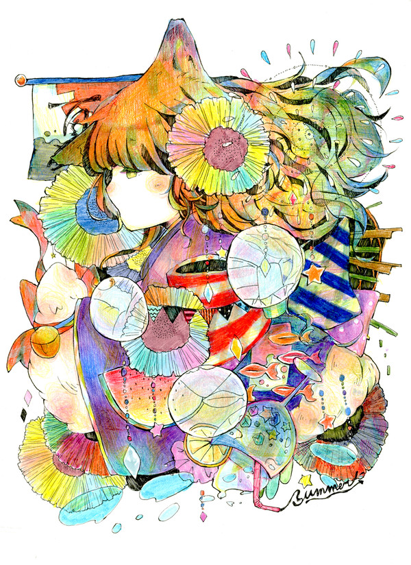 夏のあの子。