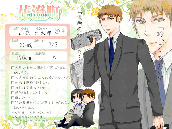【花澄町2】山鹿 六太郎【キャラシ】