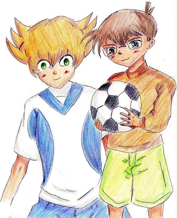 探偵×サッカーの二人