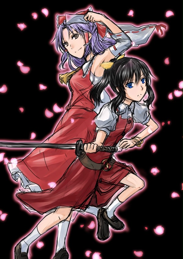 【衣装交換】霊夢と依姫