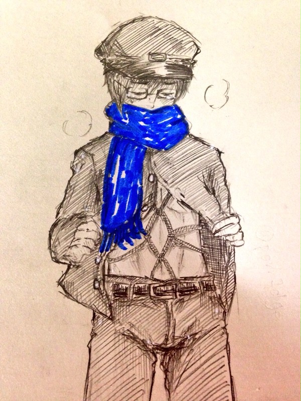 服の下で
