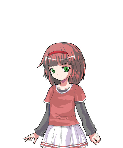 花園 春香をキャラクターなんとか機で作ってみたよ