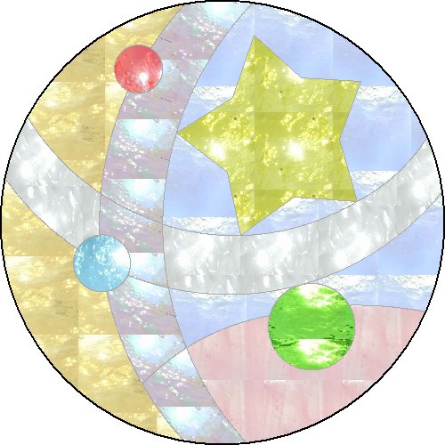 天体のステンドグラス