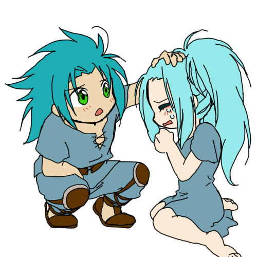 かっちゃんとパラ子ちゃん