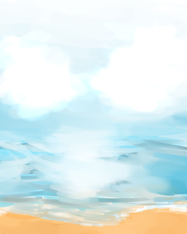 離れて見ると絵に見えるから