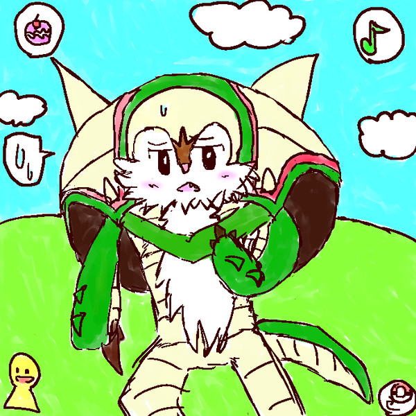 「ますたーの顔まねが下手すぎて・・・」