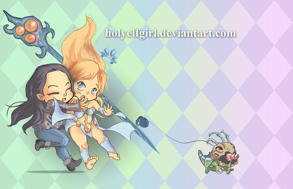 Janna and Kog'maw commission