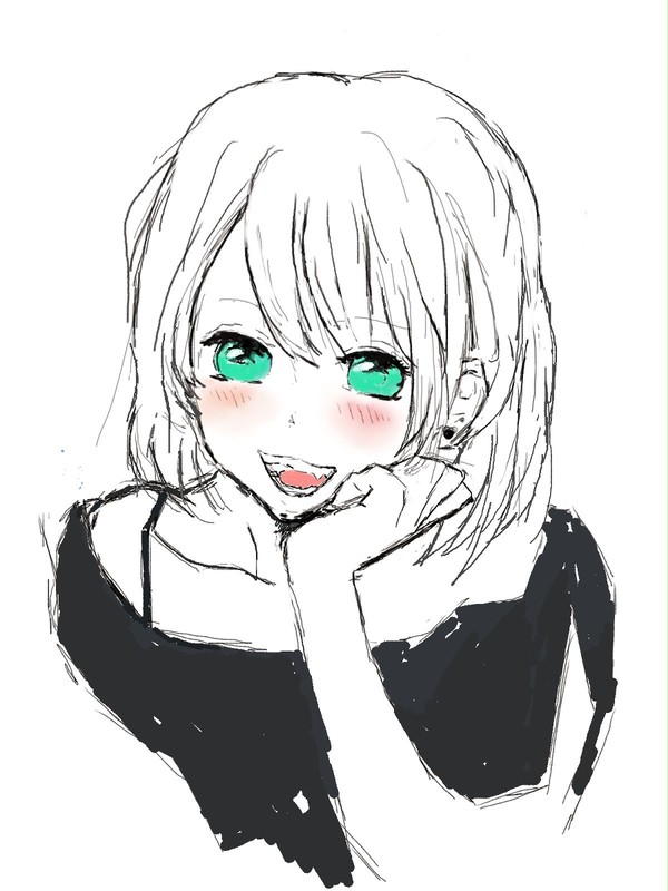 初めての試みで、描いていない終わって、許してください