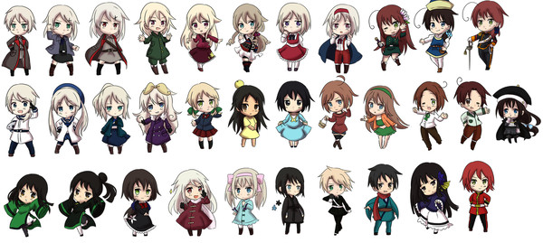 ヘタリアにない国を擬人化してみるまとめ