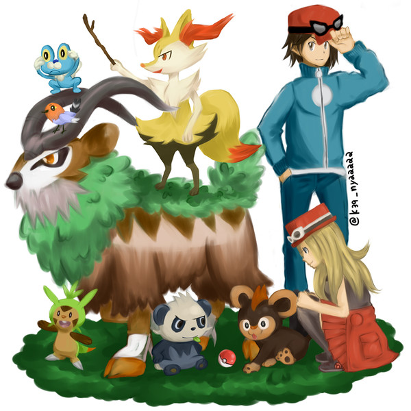 ポケモンXY発売記念絵
