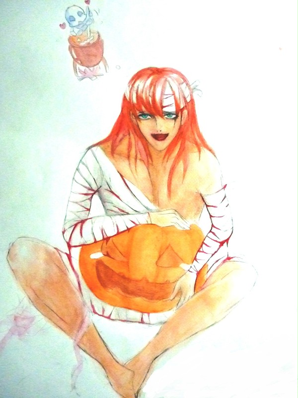 水彩習作 Halloween