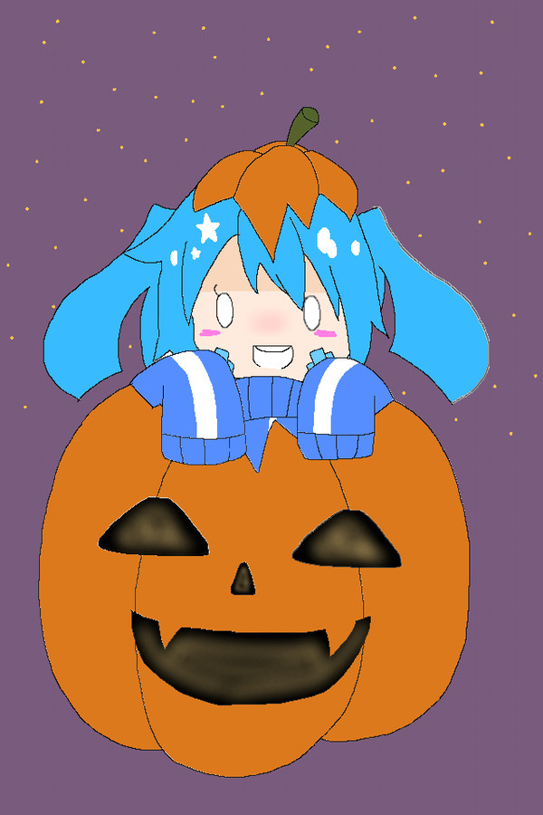 カボチャからのエネちゃん