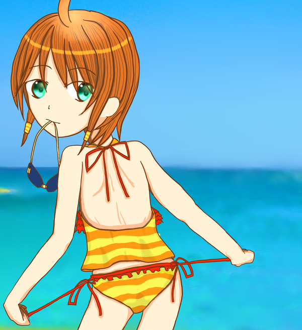 水着のネロちゃん