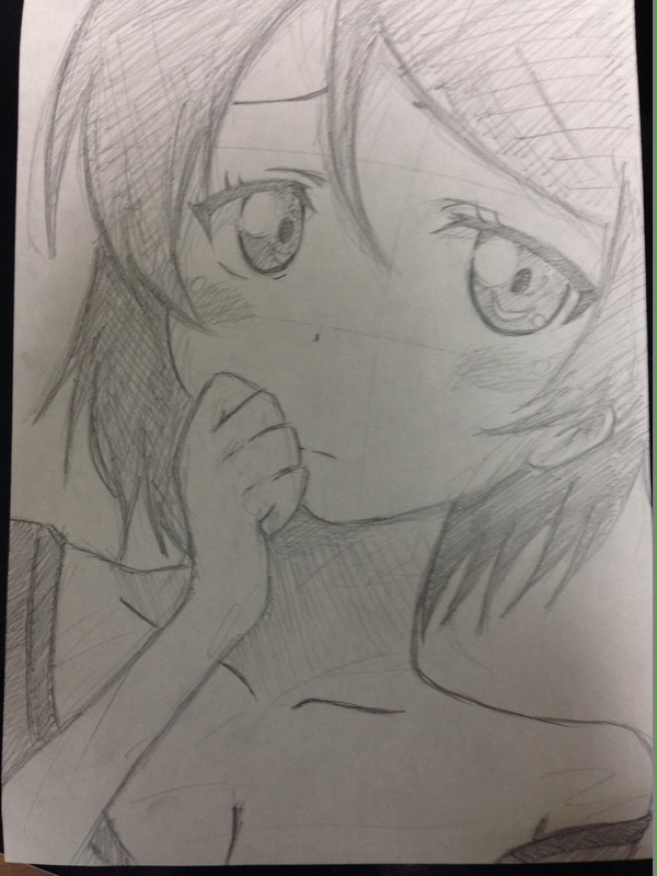 ラブライブ　かよちん描いてみたよー♪