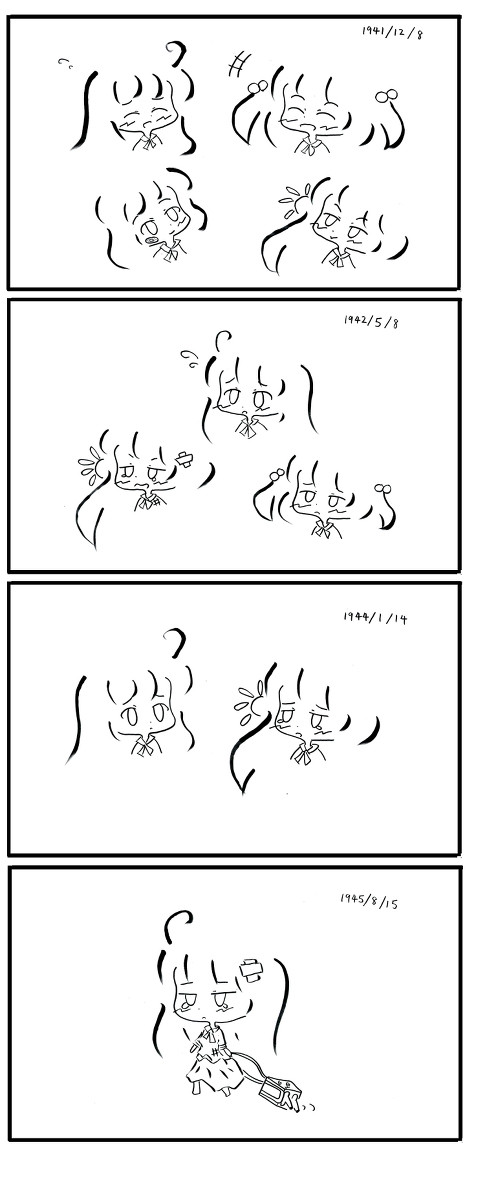 【艦これ】あの日、私は一人ぼっちでした【4コマ】