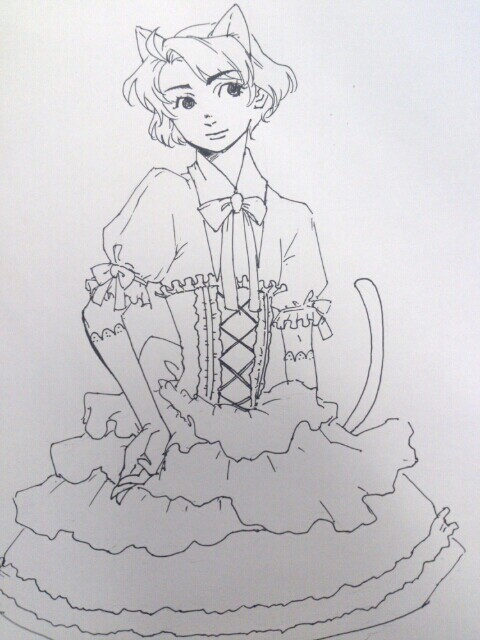 オードロリー落書き