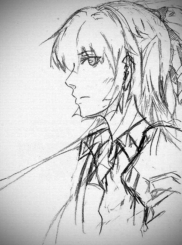 頑張ってイケメンな妹紅を描いた結果がこれ