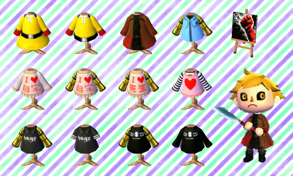【とび森】ワンパンマン　色々【QRコード】