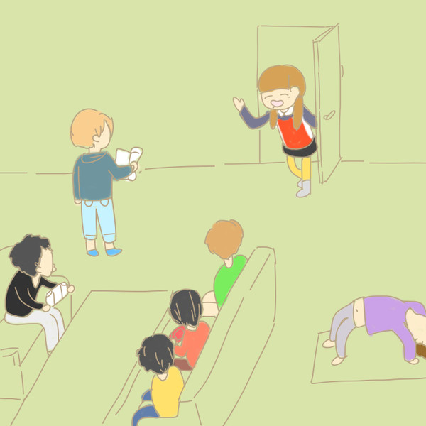 「おはよー」