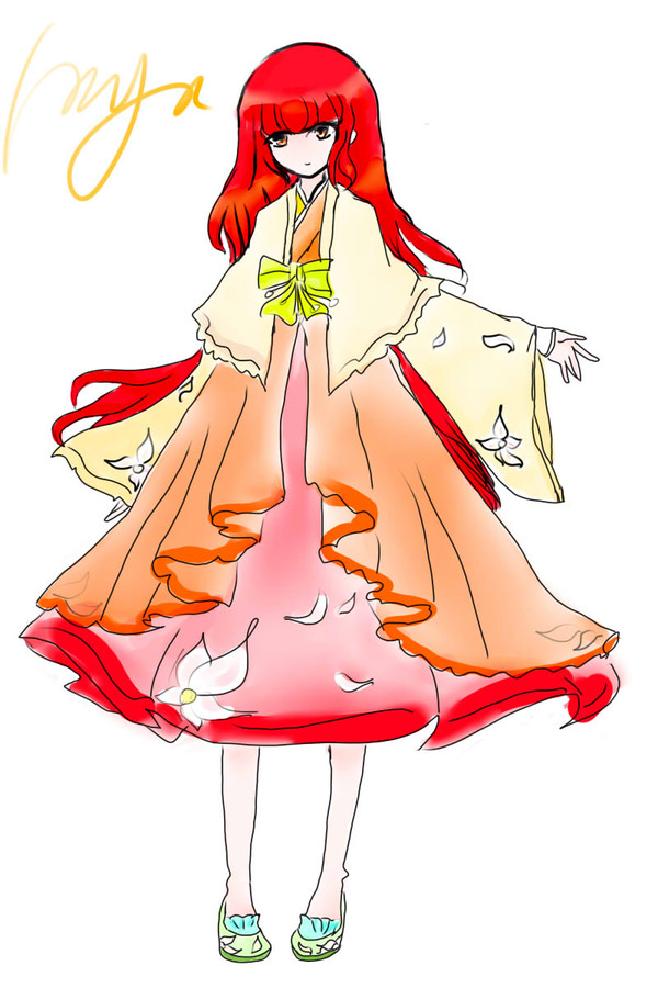 东方栀子【空待人设】 東方クチナシ「空待キャラデザ」