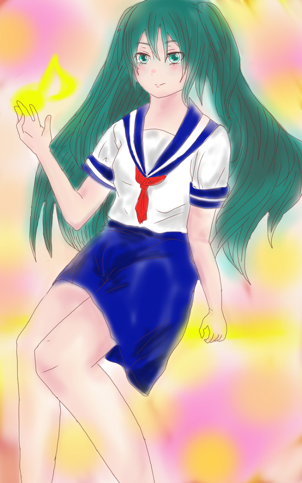 セーラー服のみっくみく…