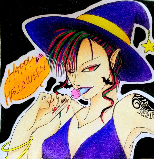 ハロウィン落書き