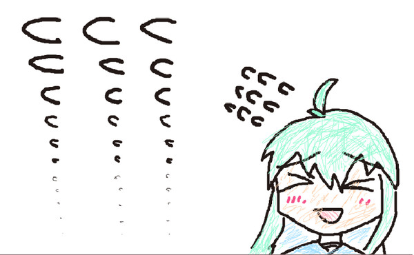 雫ちゃんで視力検査！