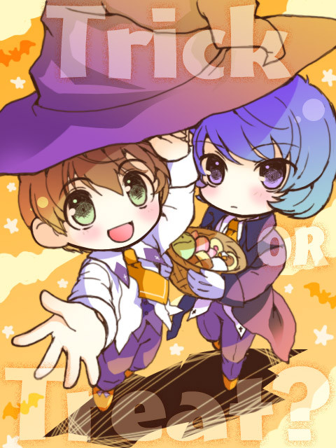 ハロウィンなジュドーとカミーユ