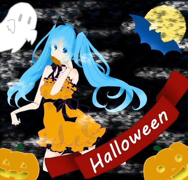 Black cat Miku